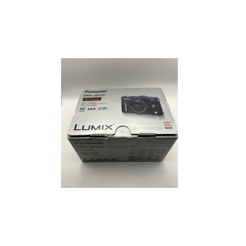 Red Panasonic Lumix Dmc- Gf2c With prime 14mm lens kit